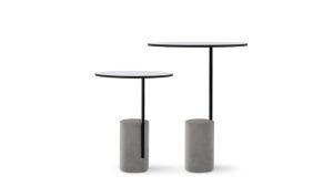 Round Side Tables Dual Height