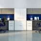 Desk with Overhead storage