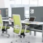 Office Benching with Sit Stand Desks