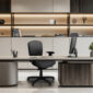 Upholstered Ergonomic Desk Chair