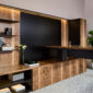 Modern Executive Desk in Wood Veneer
