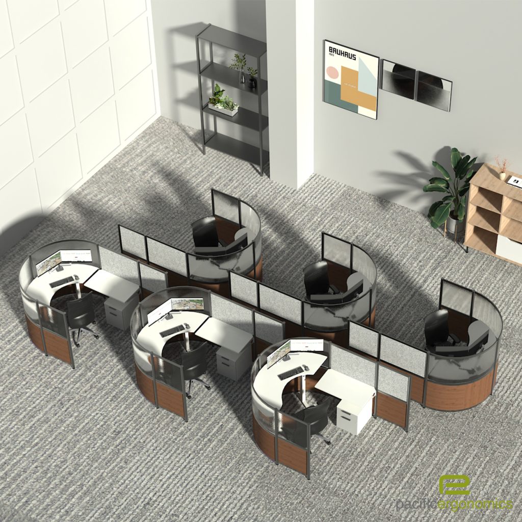 Open plan office furniture