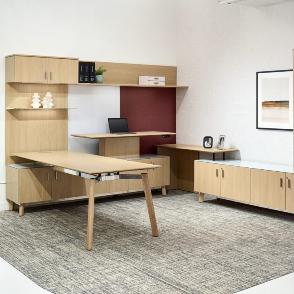 San Diego office furniture modern executive desk