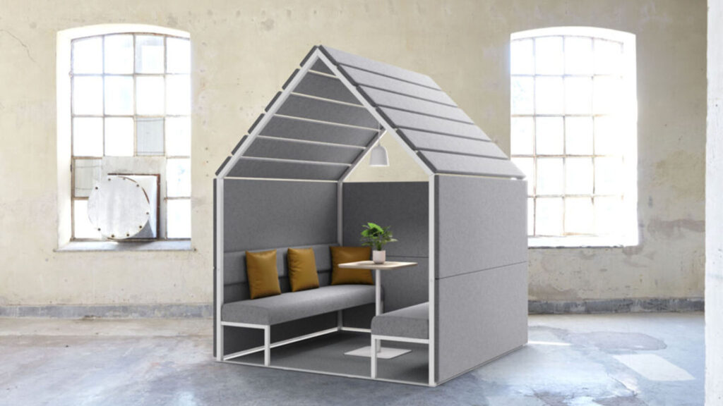 Decorative acoustic furniture office design ideas