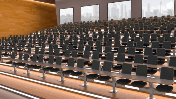 Lecture hall seating