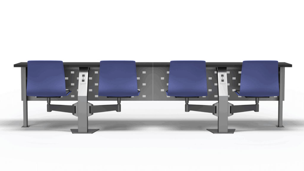 Swing away seating power