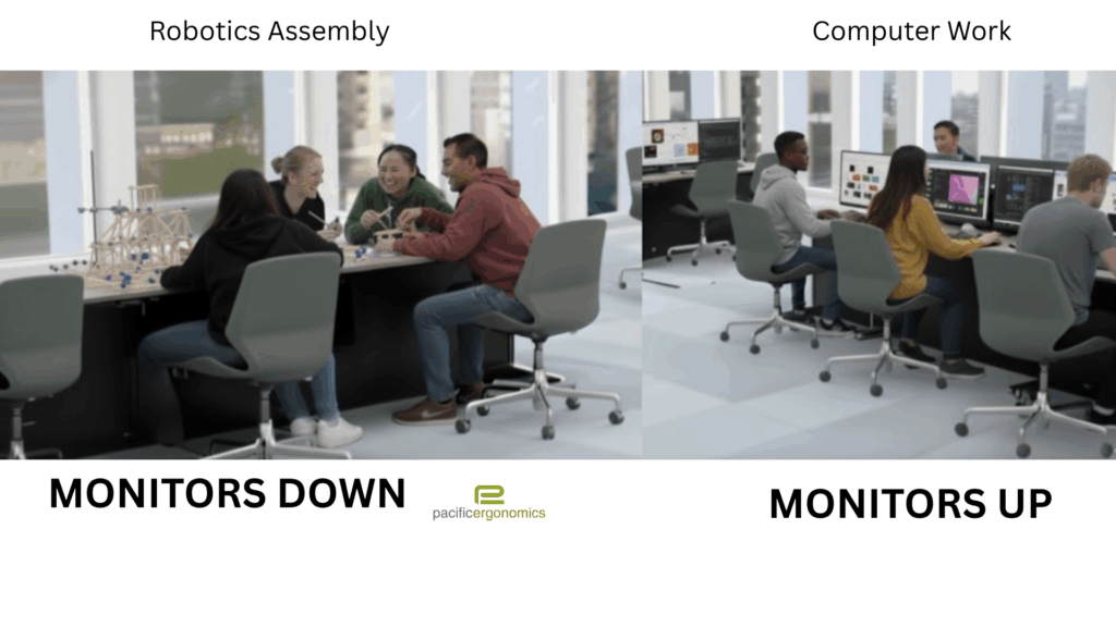 Dual purpose classroom furniture