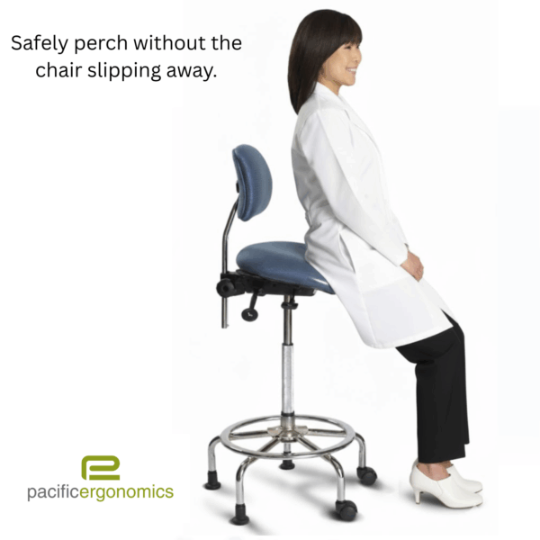 Safely perch on this chair