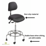 Wall mounted workstation chair