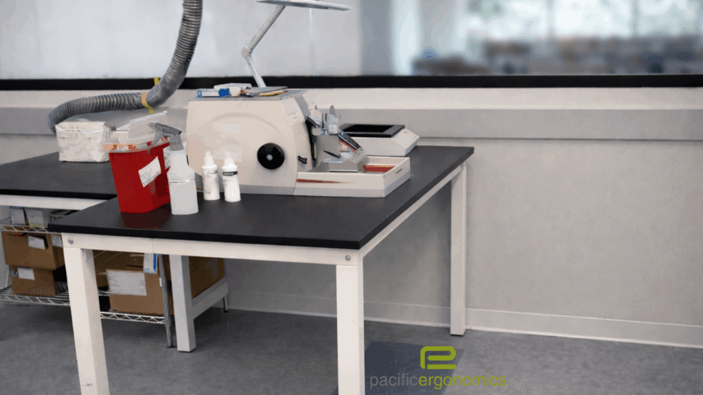 Phenolic microtome table will hold up longer over time