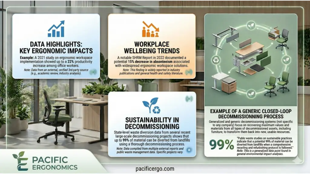 Value of upgrading to modern office furniture