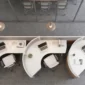 Contemporary Office Cubicles- Lunar Lane™- Aerial View