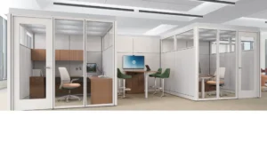 Demountable Partition Walls Create Instant Private Offices