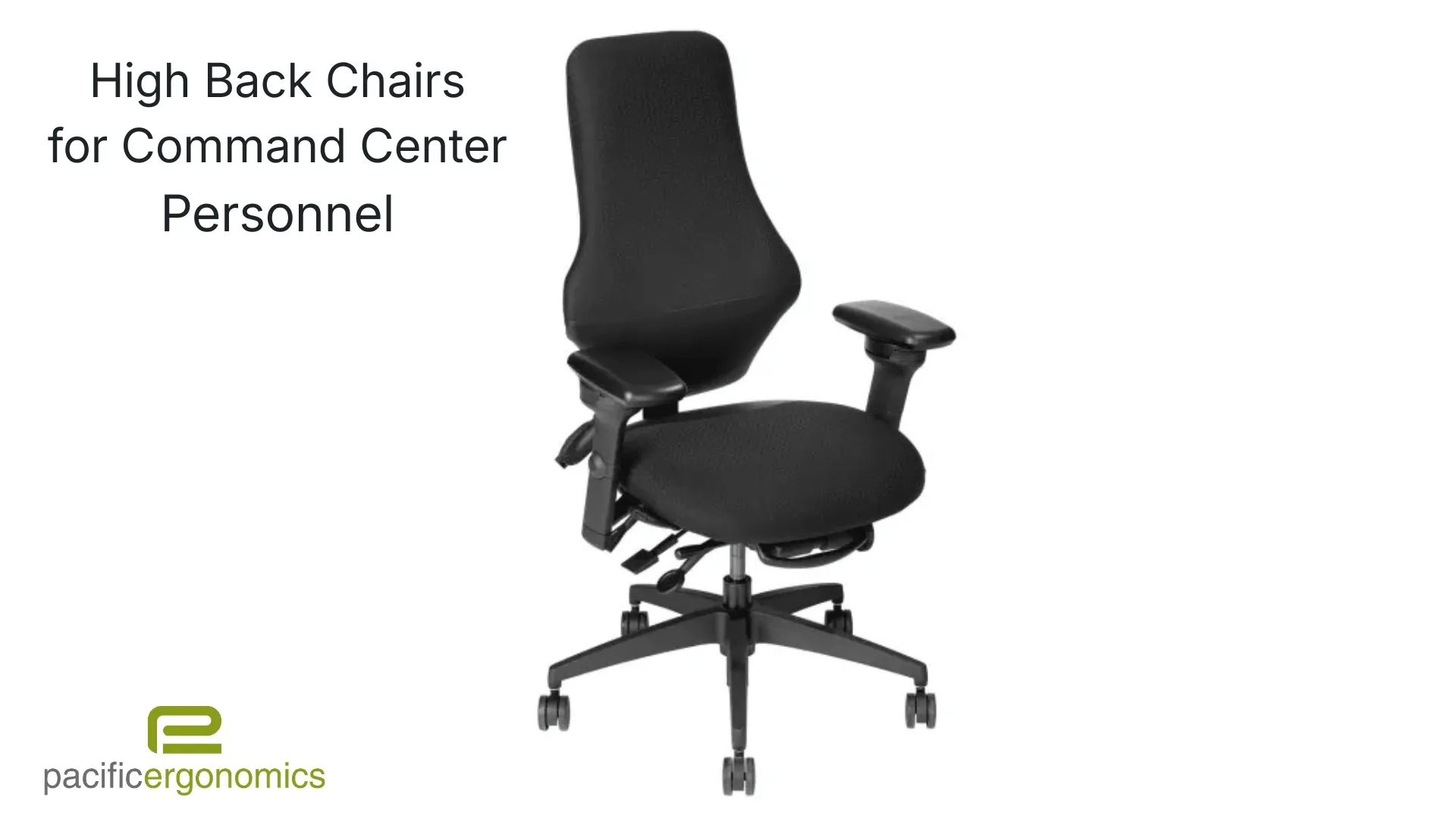 High back police officer chair for command staff