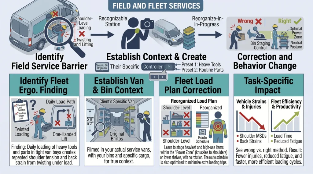 Task Specific Ergonomic Safety Training for Field & Fleet Services