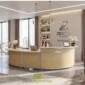 U Shaped Reception Desk -Maple