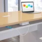 Collaboration table with power
