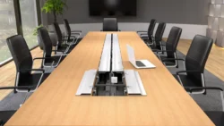 Conference Table with Power Outlets