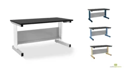 Sit Stand Lab Table with Color