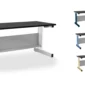Sit Stand Lab Table with Color
